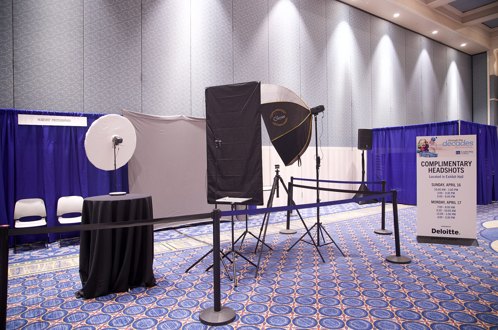 Conference headshot photographer portrait booth IIA Student Leadership Conference nationwide