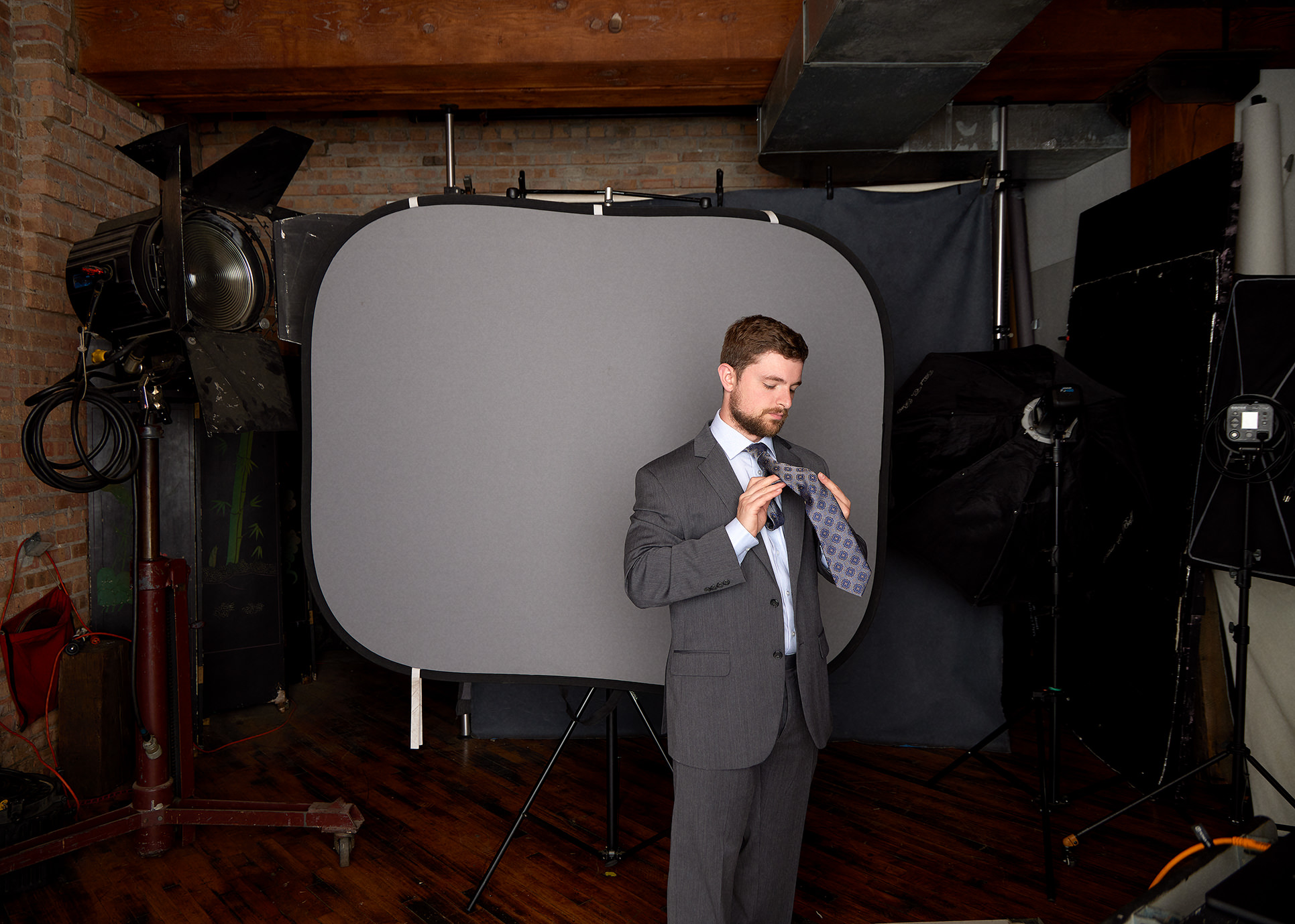 Chicago headshot photography behind the scenes first capture example