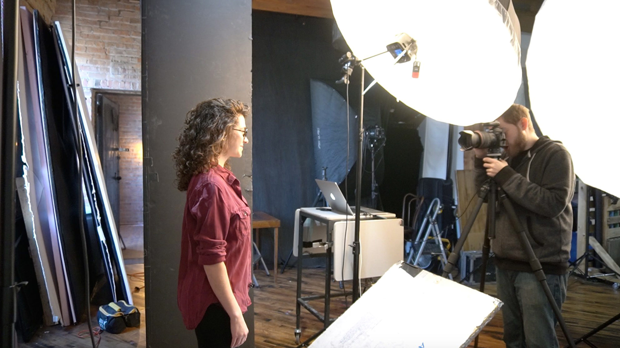 Chicago professional headshot photography behind the scenes first shot - example 6