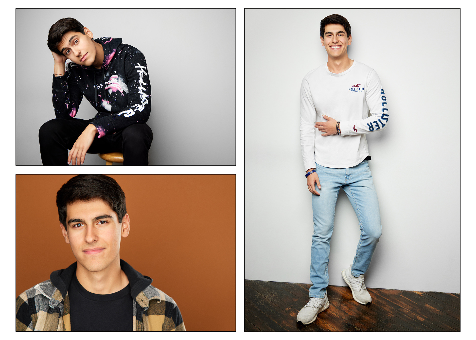 Chicago acting headshot photography multiple expressions portfolio