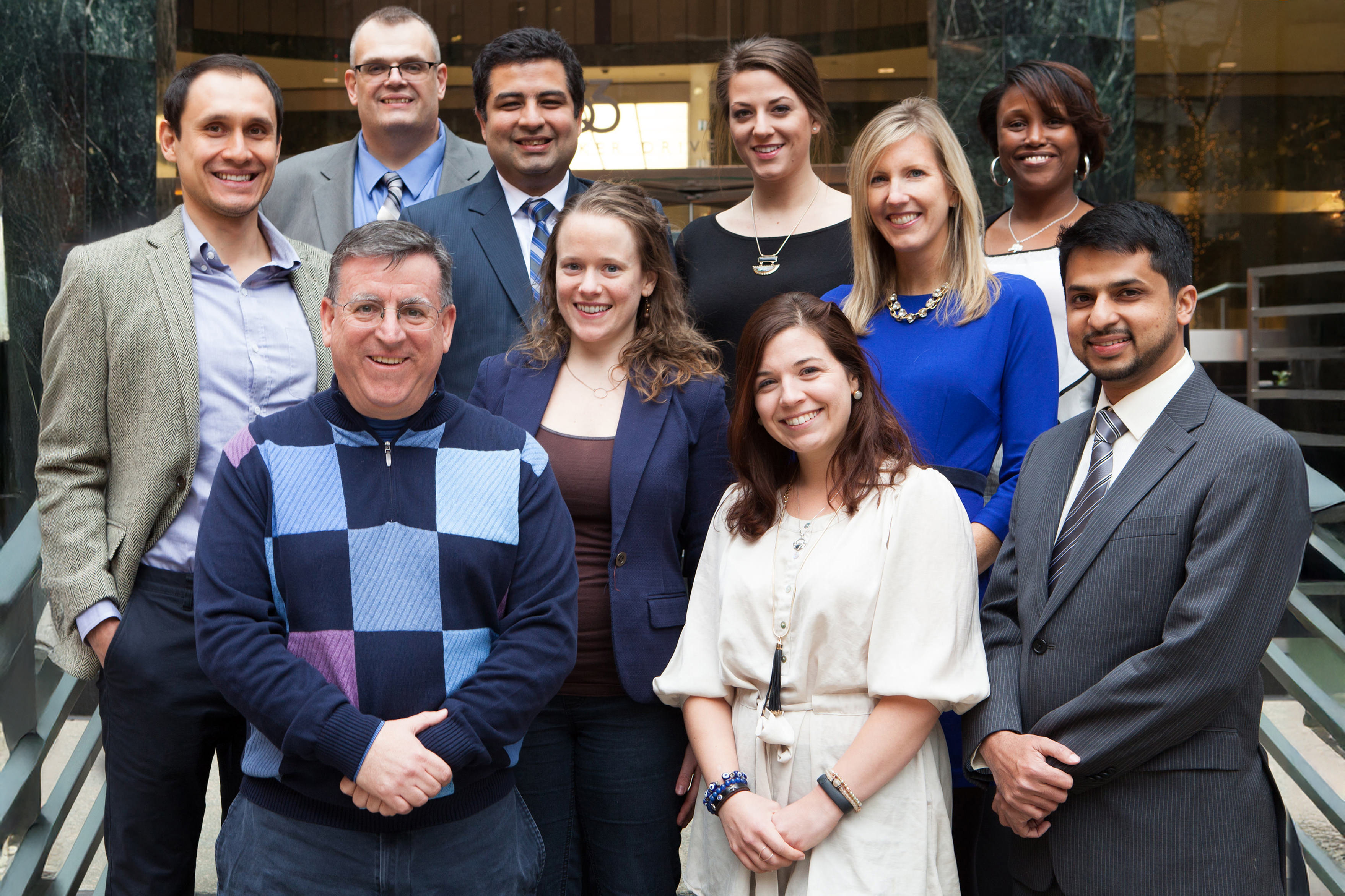 Chicago small business team group photo corporate photography